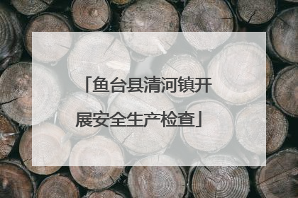 鱼台县清河镇开展安全生产检查