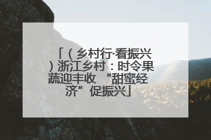 （乡村行·看振兴）浙江乡村：时令果蔬迎丰收 “甜蜜经济”促振兴