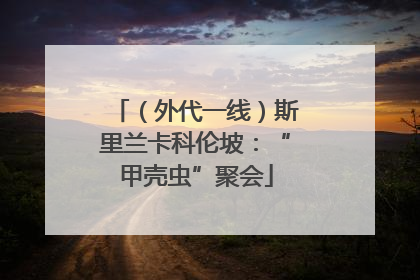 （外代一线）斯里兰卡科伦坡：“甲壳虫”聚会