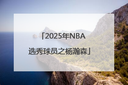 2025年NBA选秀球员之杨瀚森