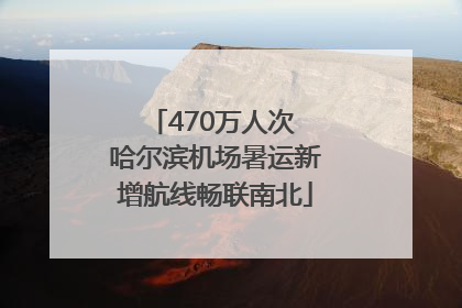 470万人次 哈尔滨机场暑运新增航线畅联南北