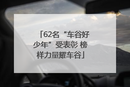 62名“车谷好少年”受表彰 榜样力量耀车谷